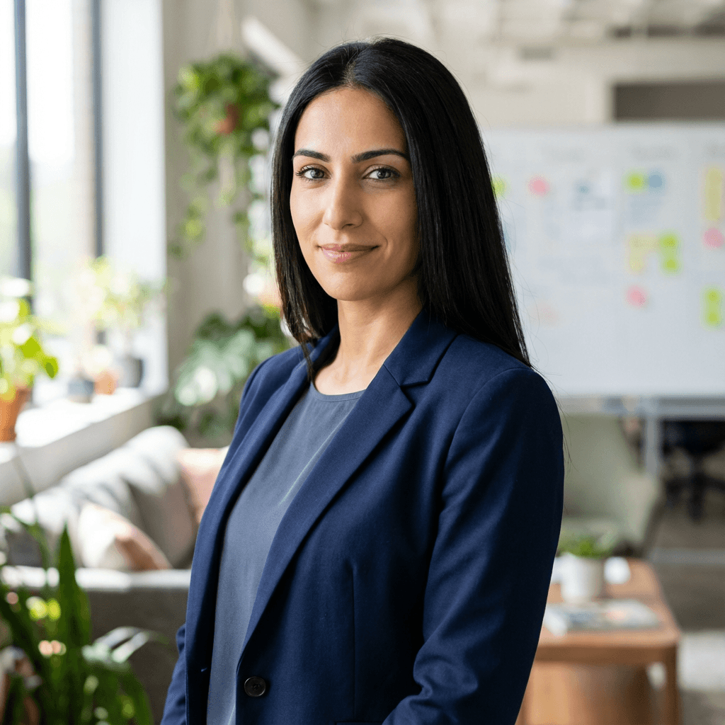 Retrato profesional de Stefania Di Nisio, fundadora de MEDEAC LLC